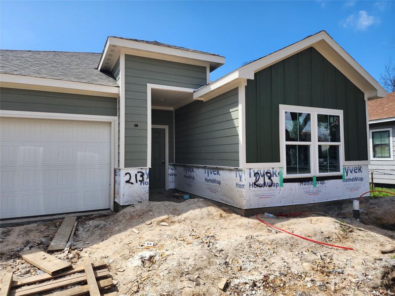 In-progress construction of a new home in , Baytown, TX (Image 16).