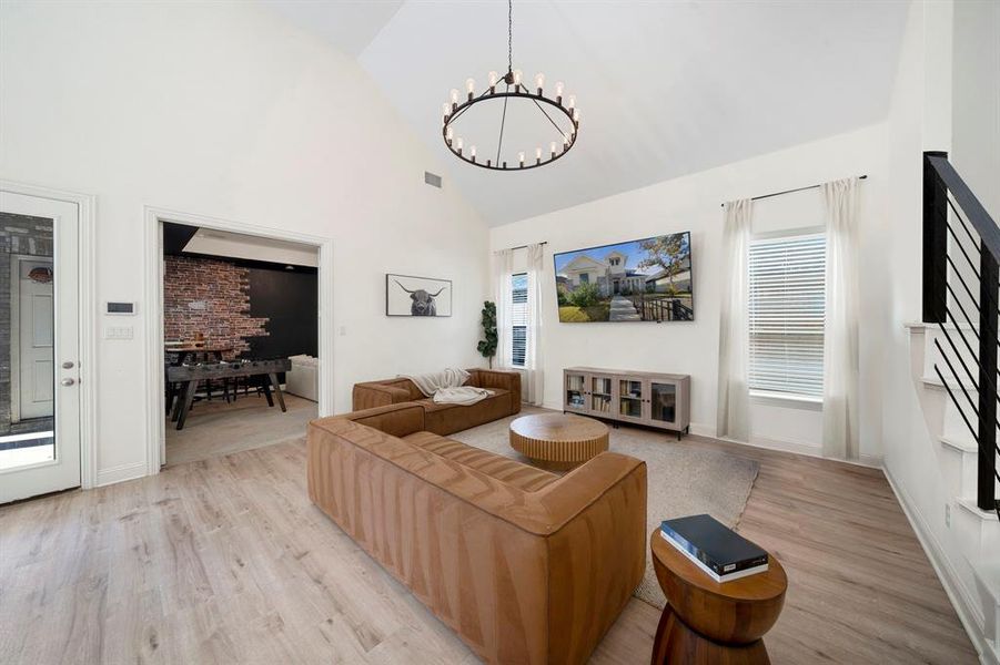 Furnished interior view inside a new home in , McKinney (Image 29). Furnished interior view inside a new home in , McKinney (Image 29).