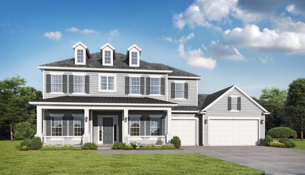 Representative exterior photo of a completed home built from the Tidewater by SEDA New Homes in Edwards Creek Estates, Jacksonville, FL (Image 1). Representative exterior photo of a completed home built from the Tidewater by SEDA New Homes in Edwards Creek Estates, Jacksonville, FL (Image 1).