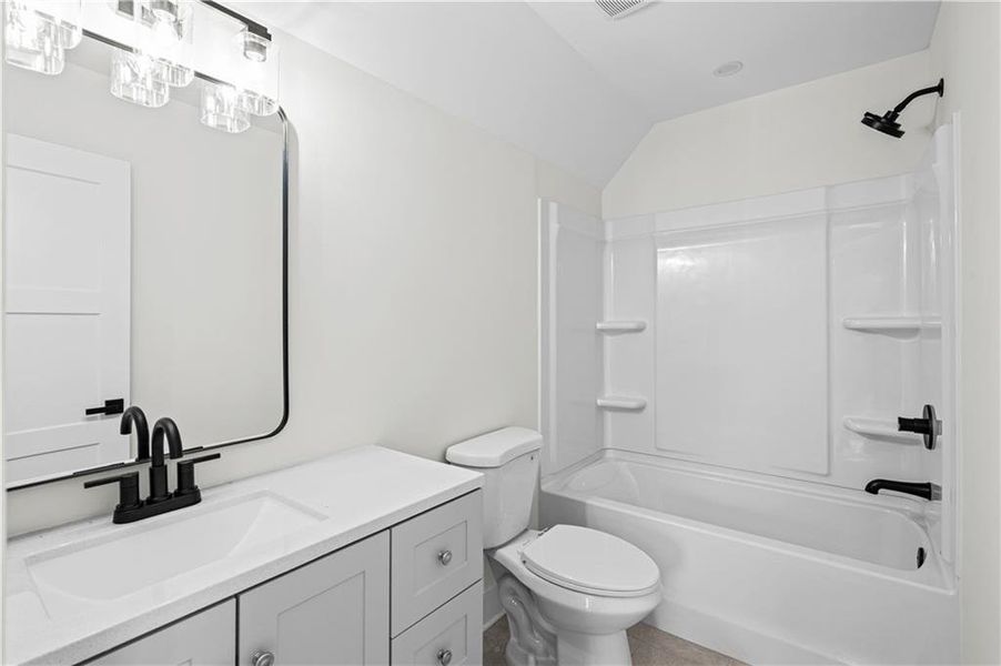 Furnished interior view inside a new home in , Clermont (Image 37). Furnished interior view inside a new home in , Clermont (Image 37).