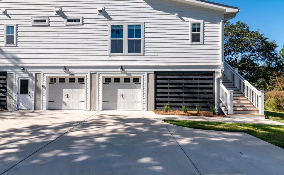 Exterior details and patio area of a home in , James Island (Image 3). Exterior details and patio area of a home in , James Island (Image 3).