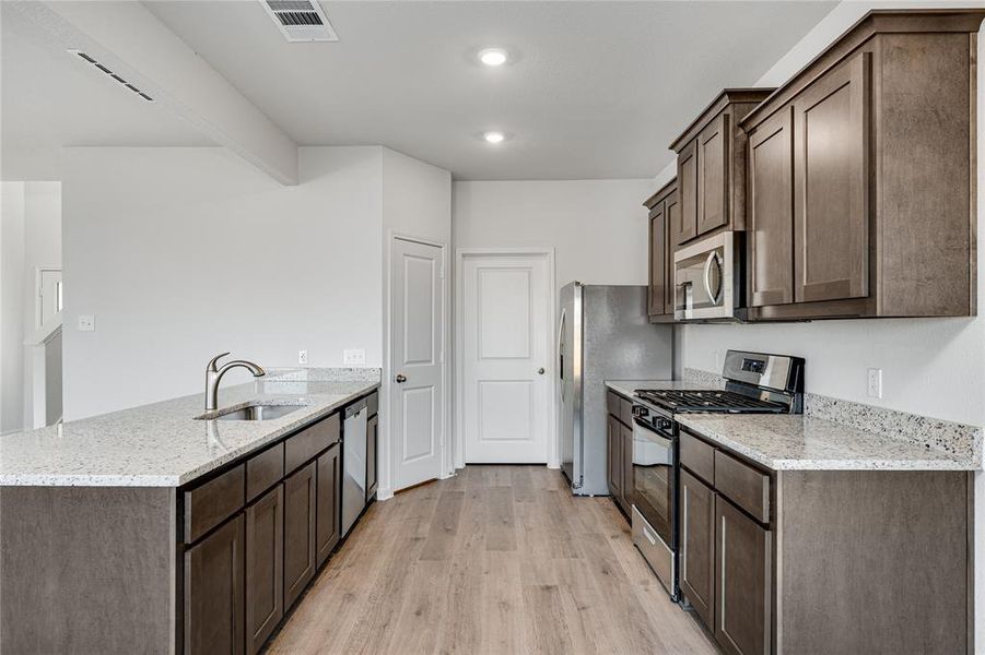 Furnished interior view inside a new home in Vista West, Fort Worth (Image 2). Furnished interior view inside a new home in Vista West, Fort Worth (Image 2).