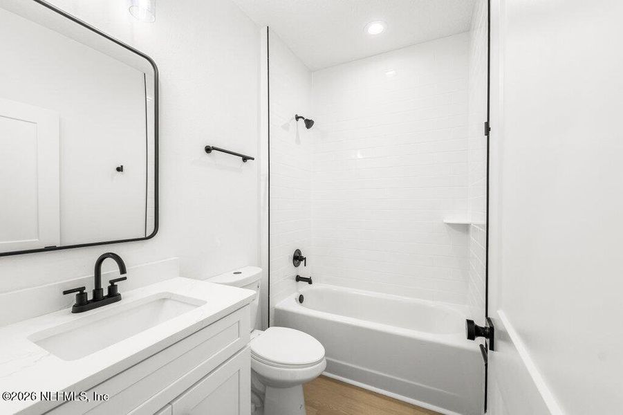 Furnished interior view inside a new home in , Glen St. Mary (Image 9).