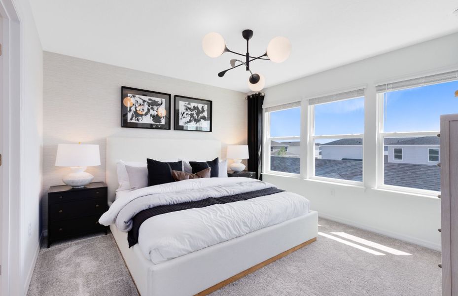 Representative furnished interior of a home built from the Foxtail - Interior Unit by Pulte Homes in Silverleaf Oaks, Winter Garden (Image 8).