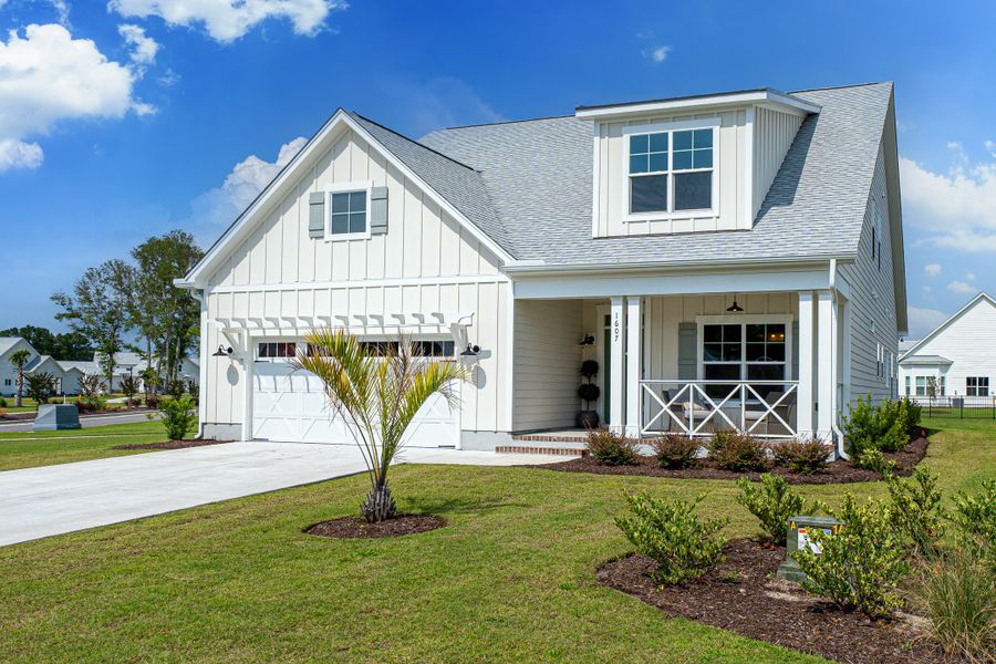 Representative exterior photo of a completed home built from the Scout by Bill Clark Homes in Sidbury Landing, Wilmington, NC (Image 32).