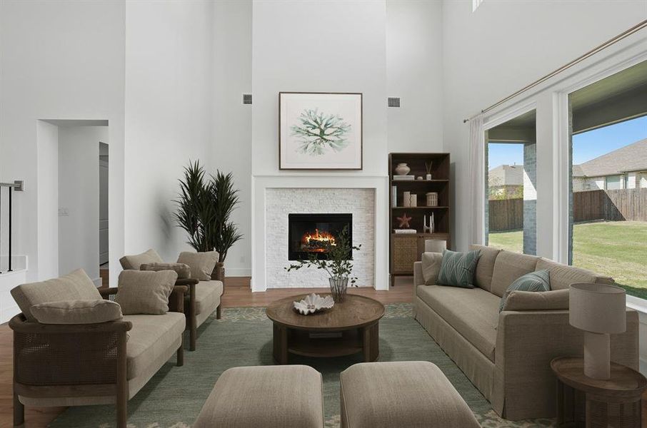 Furnished interior view inside a new home in Tavolo Park, Fort Worth (Image 6).