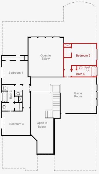 2D floor plan layout of this home in Pomona, Manvel, TX (Image 3). 2D floor plan layout of this home in Pomona, Manvel, TX (Image 3).