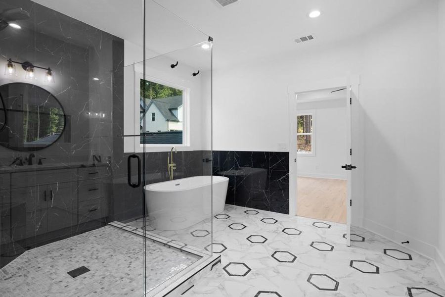 Furnished interior view inside a new home in , Winder (Image 35).