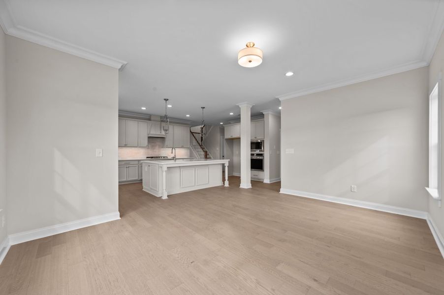 Spacious, unfurnished interior of a new home in Eli's Ridge, Winterville (Image 36).