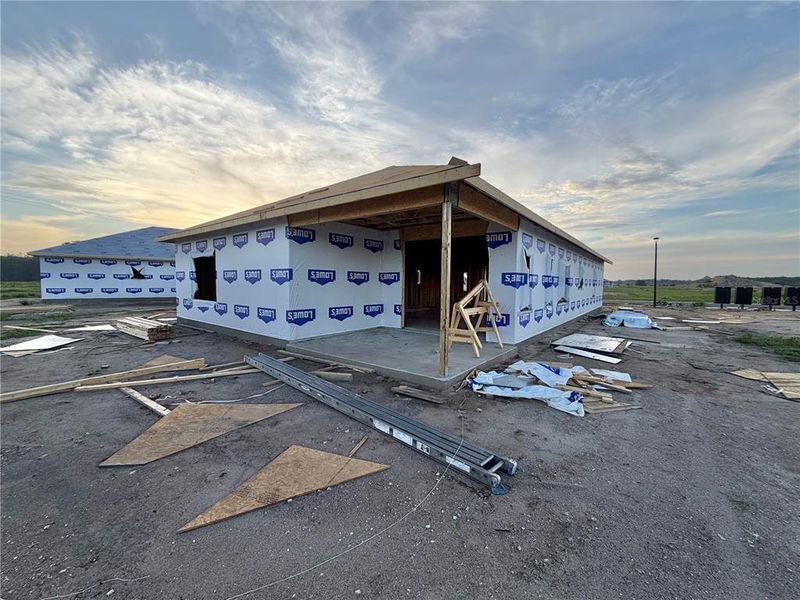 In-progress construction of a new home in , Newberry, FL (Image 38). In-progress construction of a new home in , Newberry, FL (Image 38).