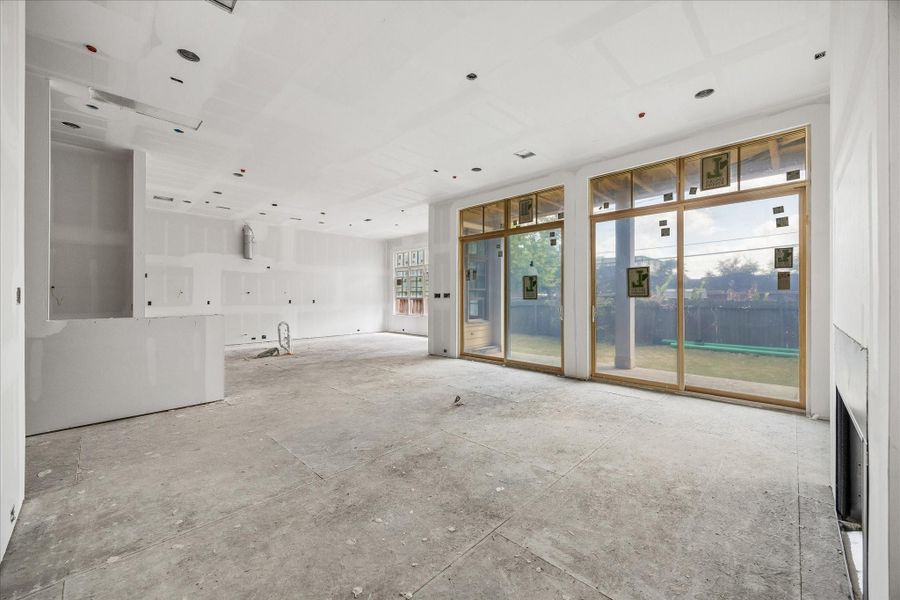 In-progress construction of a new home in , Southside Place, TX (Image 8).