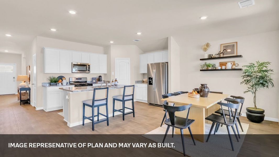 Furnished interior view inside a new home in Bar W Ranch, Leander (Image 15).