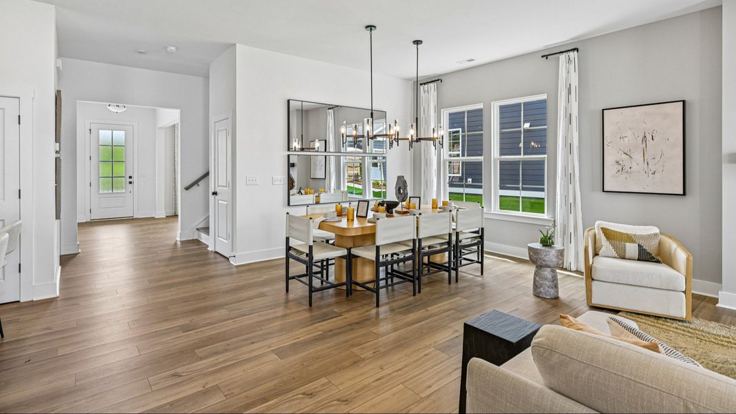 The Westport Plan by DRB Homes in Miller Farm - Living space The Westport Plan by DRB Homes in Miller Farm - Living space