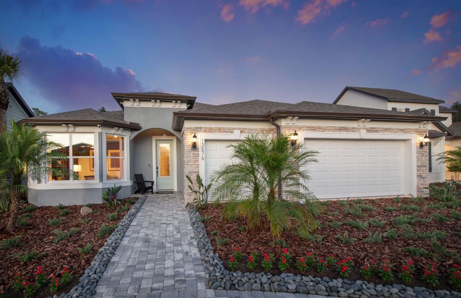 Representative exterior photo of a completed home built from the Stardom by Del Webb in Explore Verona, Dade City, FL (Image 17).