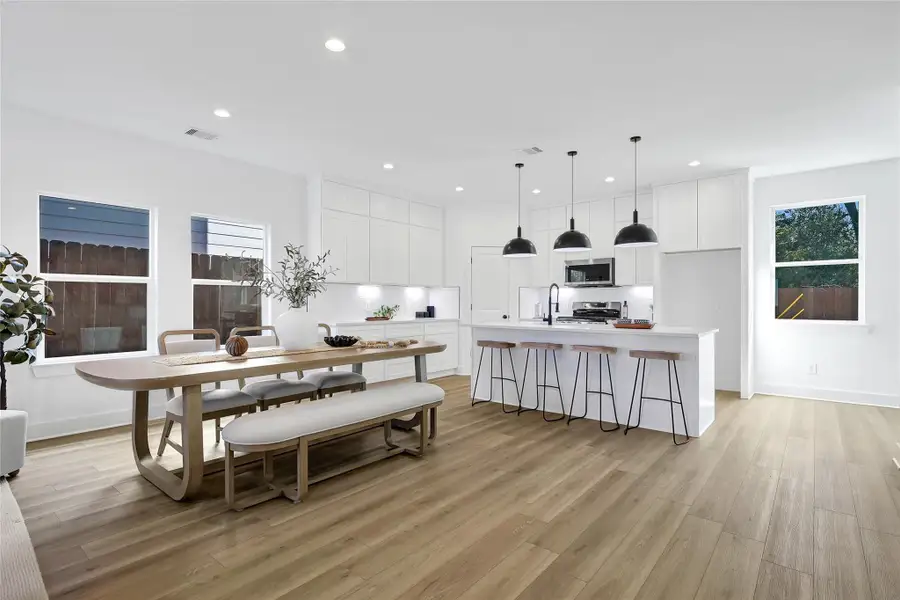 Furnished interior view inside a new home in , Houston (Image 9).