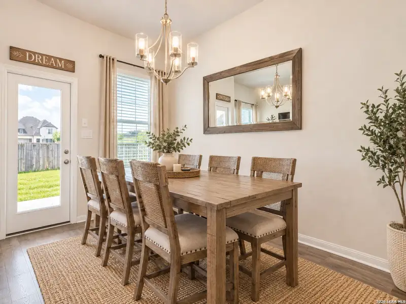 Furnished interior view inside a new home in Venado Crossing, Cibolo (Image 9).