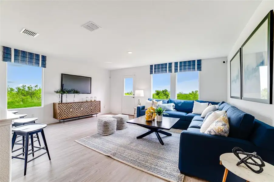 Furnished interior view inside a new home in Atascosa Estates: Watermill Collection 3, Temple (Image 4).
