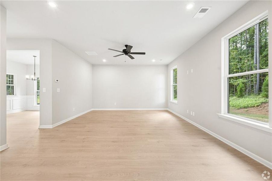 Spacious, unfurnished interior of a new home in The Overlook at Factory Shoals, Mableton (Image 16).