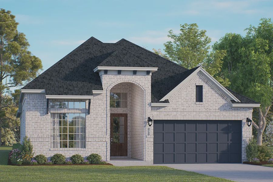 Representative exterior photo of a completed home built from the Lynnbrook by Chesmar Homes in Sienna, Missouri City, TX (Image 2). Representative exterior photo of a completed home built from the Lynnbrook by Chesmar Homes in Sienna, Missouri City, TX (Image 2).