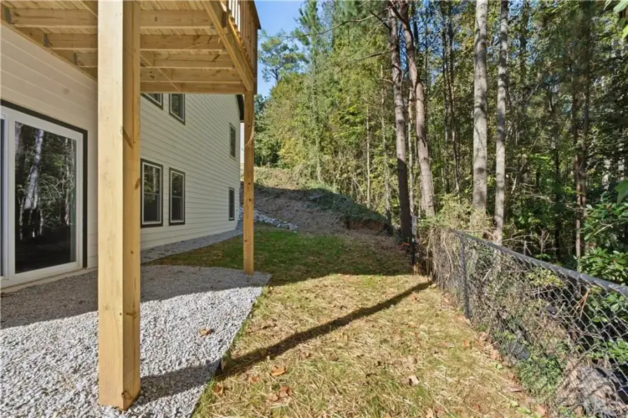 Exterior details and patio area of a home in , Austell (Image 4).