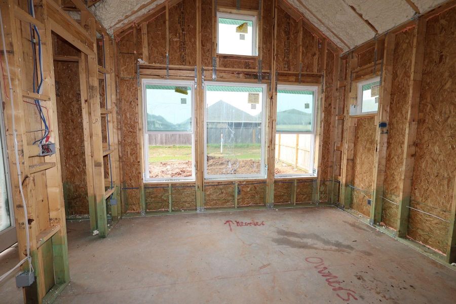In-progress construction of a new home in Harvest Green - Reserve Collection, Richmond, TX (Image 8).