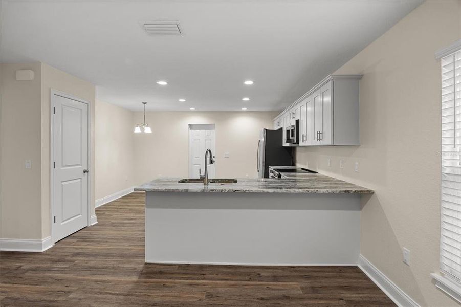 Furnished interior view inside a new home in , Polk City (Image 8).