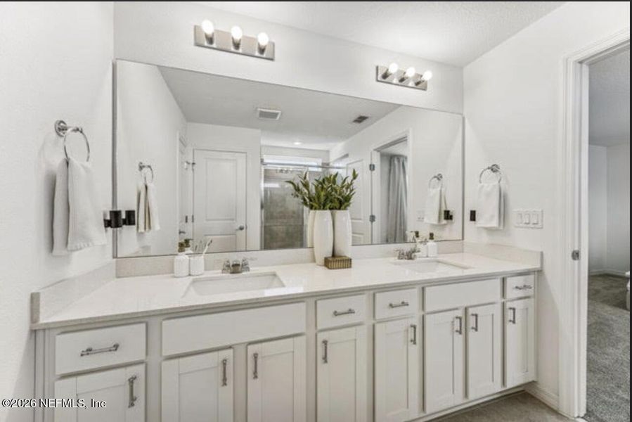 Furnished interior view inside a new home in , Jacksonville (Image 17).