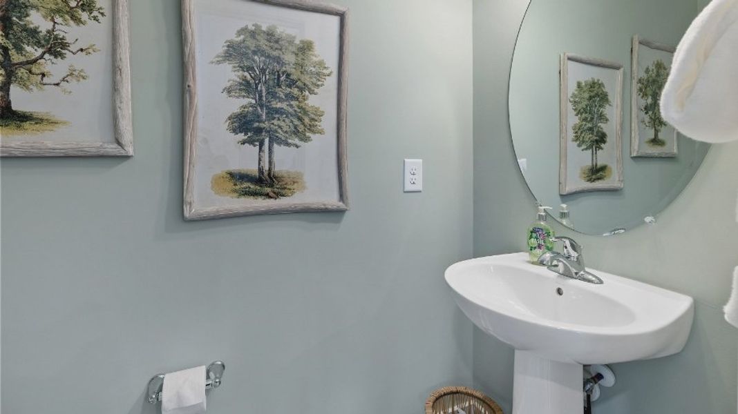 Furnished interior view inside a new home in Sidney Creek Townhomes, Zebulon (Image 24).