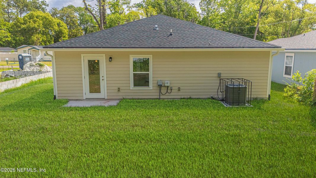 Exterior details and patio area of a home in , Jacksonville (Image 4). Exterior details and patio area of a home in , Jacksonville (Image 4).