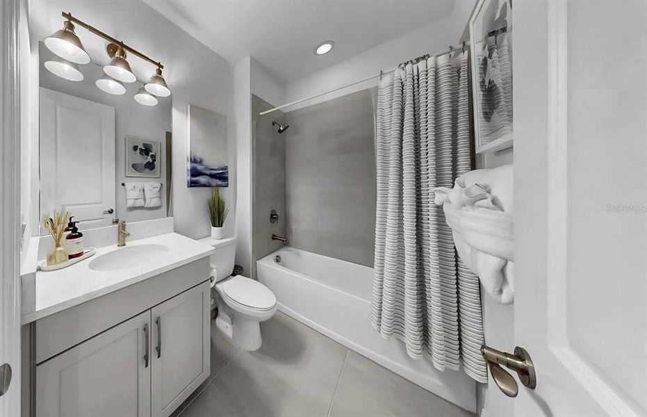 Furnished interior view inside a new home in , Sarasota (Image 42).