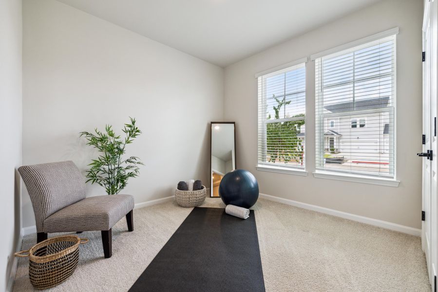 Representative furnished interior of a home built from the Juniper Ii by Beazer Homes in The Oaks, Goose Creek (Image 14).