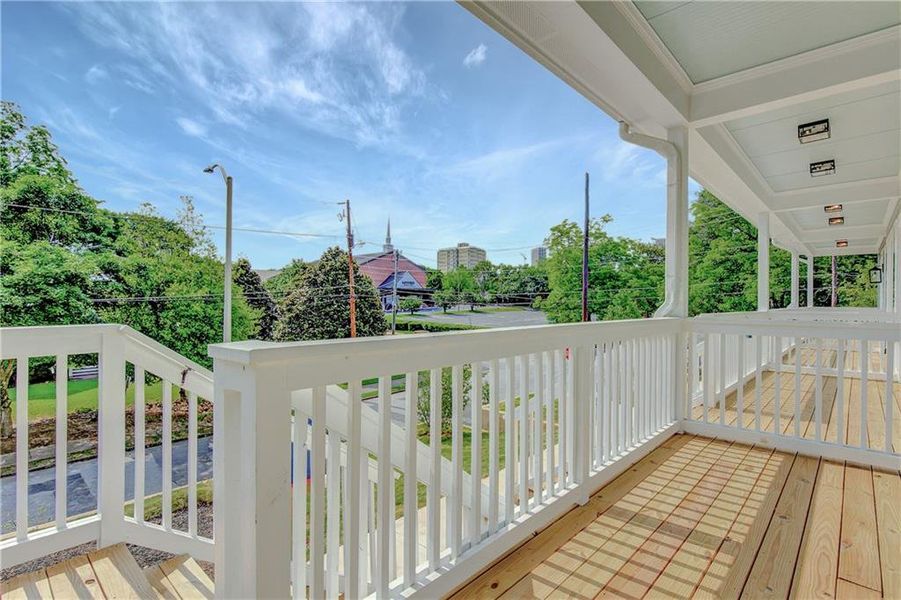 Exterior details and patio area of a home in , Atlanta (Image 27).