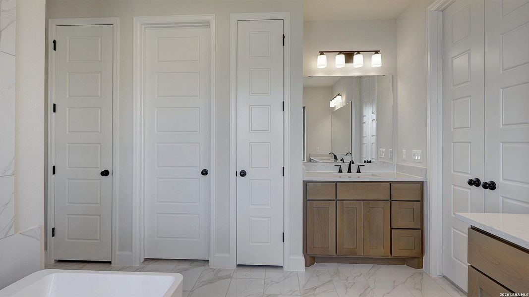 Furnished interior view inside a new home in The Ranches at Creekside, Boerne (Image 13).