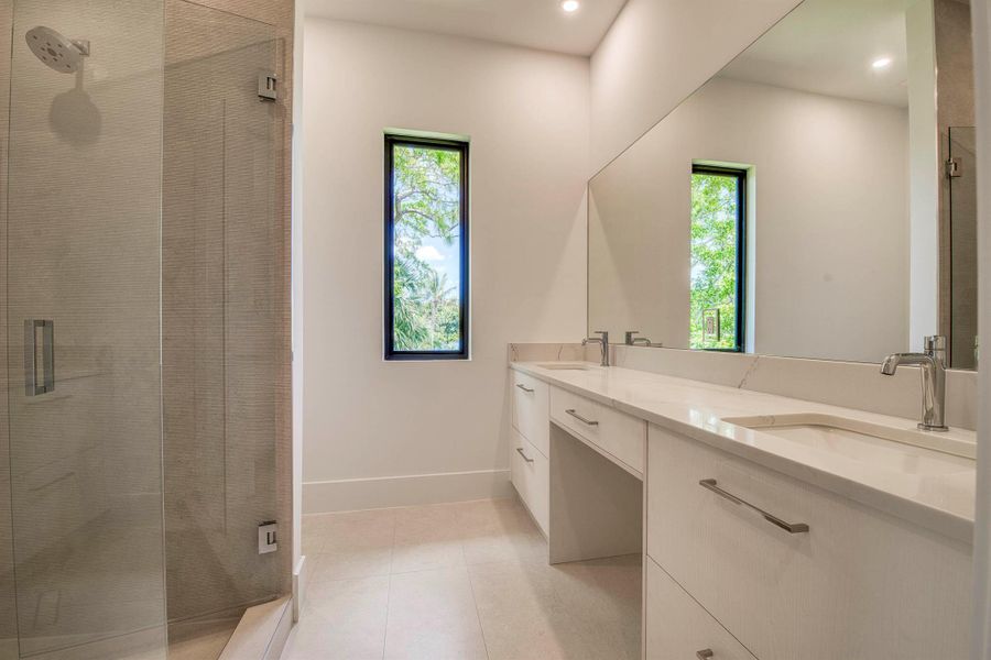 Furnished interior view inside a new home in , Palm Beach Gardens (Image 16).