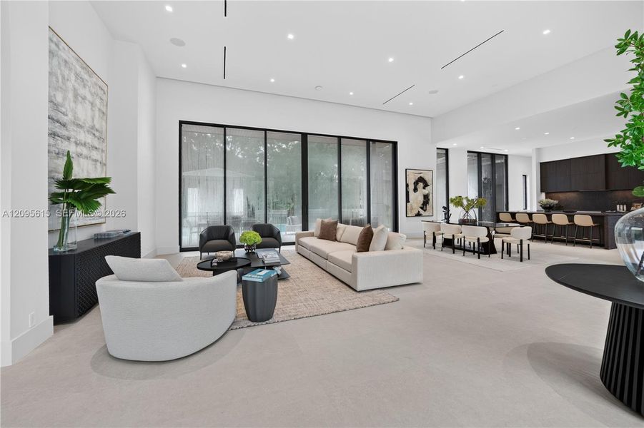 Furnished interior view inside a new home in , Miami (Image 13).