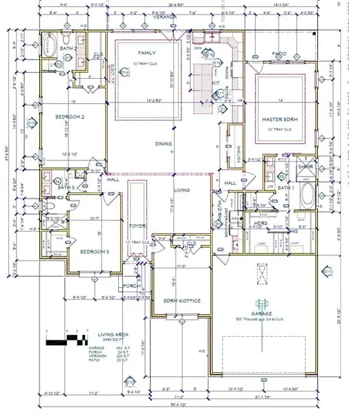 2D floor plan layout of this home in , Katy, TX (Image 3).