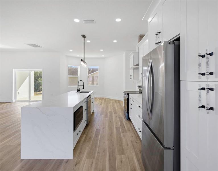 Furnished interior view inside a new home in , Hudson (Image 8).