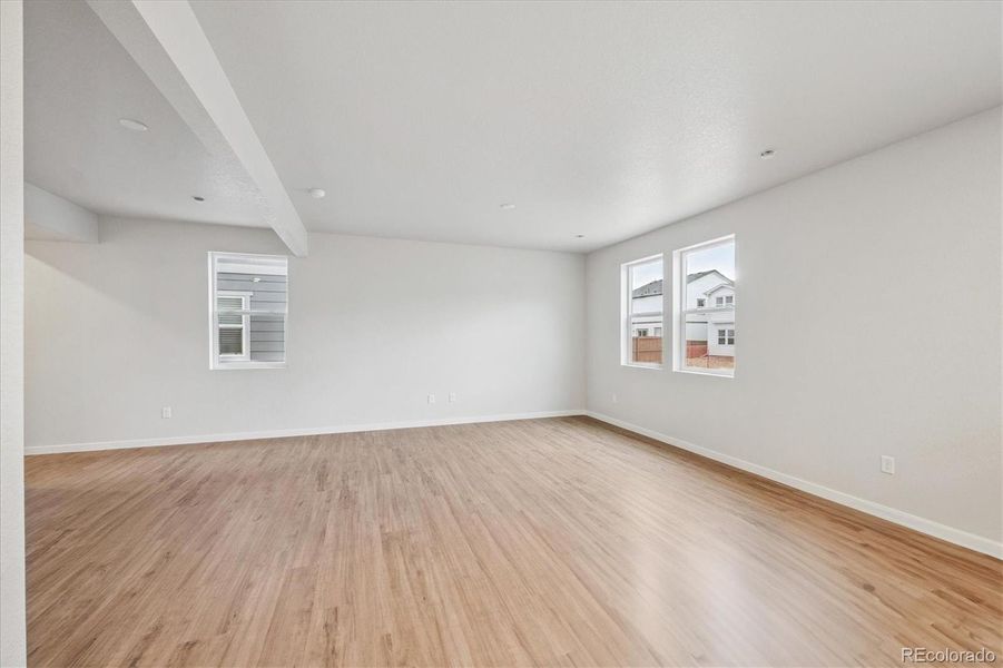 Spacious, unfurnished interior of a new home in Farmlore, Brighton (Image 21). Spacious, unfurnished interior of a new home in Farmlore, Brighton (Image 21).