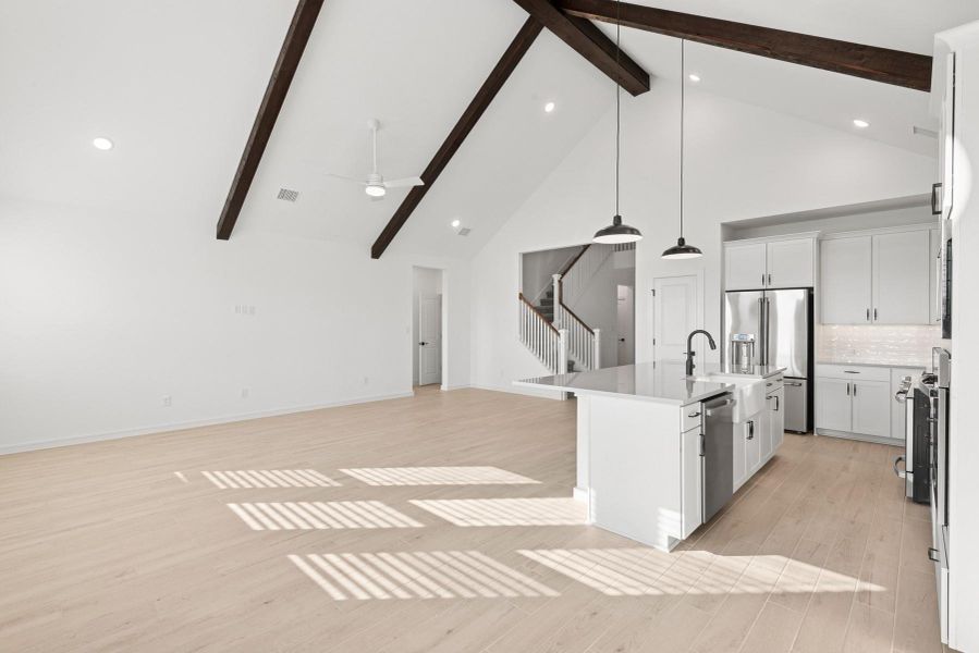 Bright and airy great room Bright and airy great room