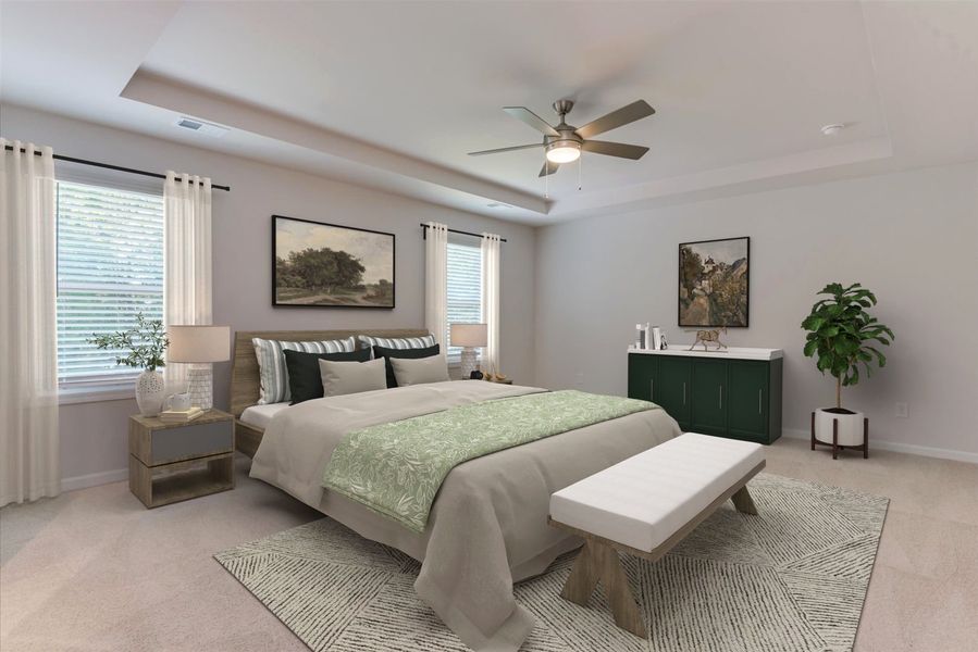 Representative furnished interior of a home built from the The Orchard by Stanley Martin Homes in Boykin Hills, Chapin (Image 11).