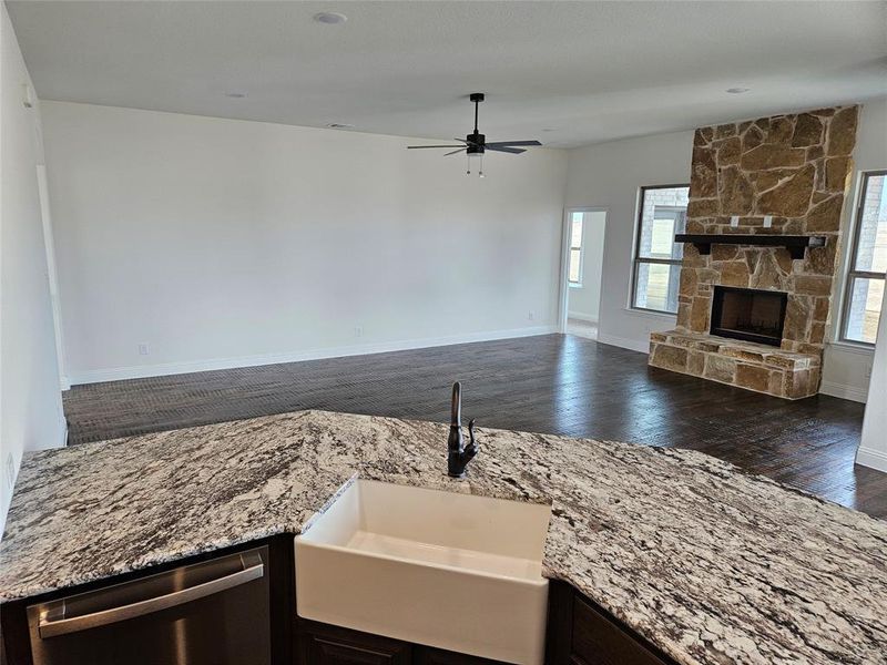 Furnished interior view inside a new home in Corner Stone Ranch, Howe (Image 10).