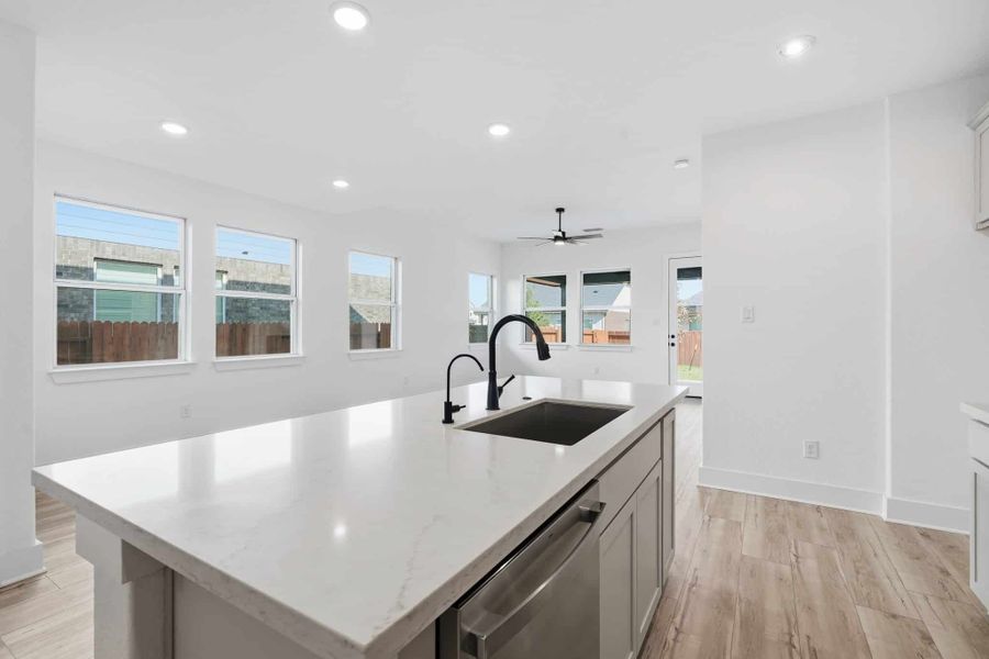 Furnished interior view inside a new home in Stillwater Ranch, San Antonio (Image 12).