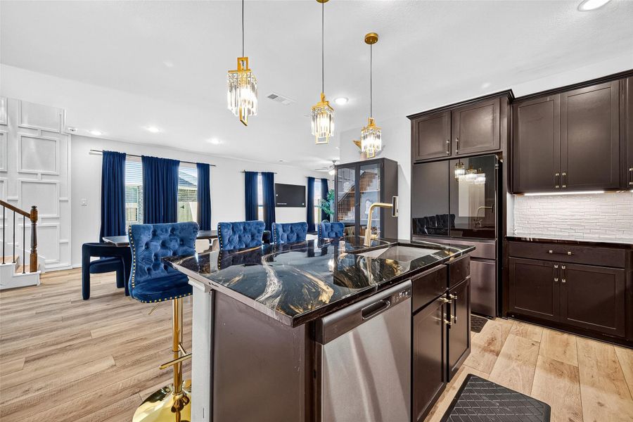 Furnished interior view inside a new home in Anderson Lakes, Houston (Image 14). Furnished interior view inside a new home in Anderson Lakes, Houston (Image 14).