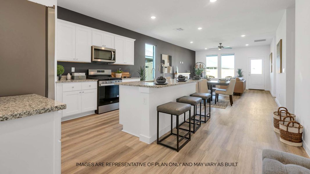 Furnished interior view inside a new home in Terra Vista, Lubbock (Image 5). Furnished interior view inside a new home in Terra Vista, Lubbock (Image 5).