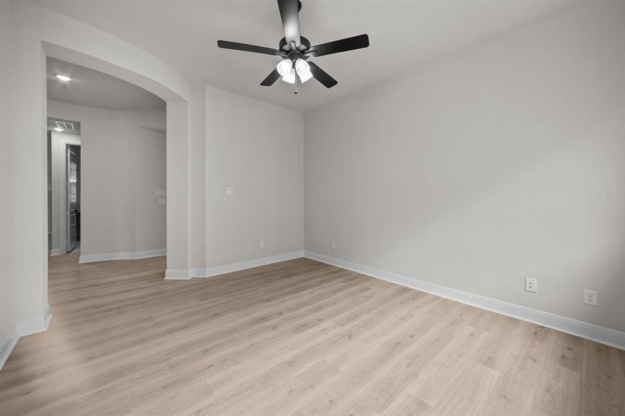 Spacious, unfurnished interior of a new home in Walsh Classic, Aledo (Image 24). Spacious, unfurnished interior of a new home in Walsh Classic, Aledo (Image 24).