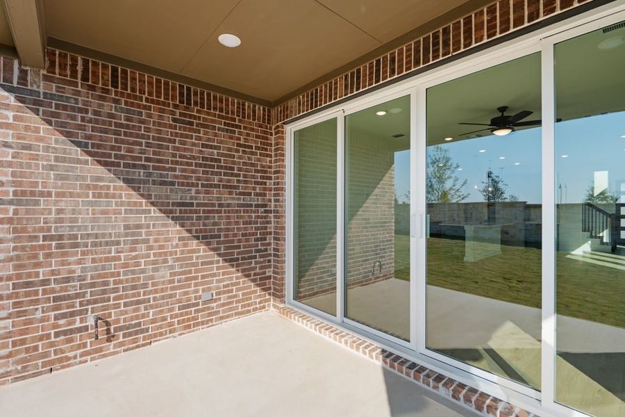 Exterior details and patio area of a home in Flora, Hutto (Image 22).