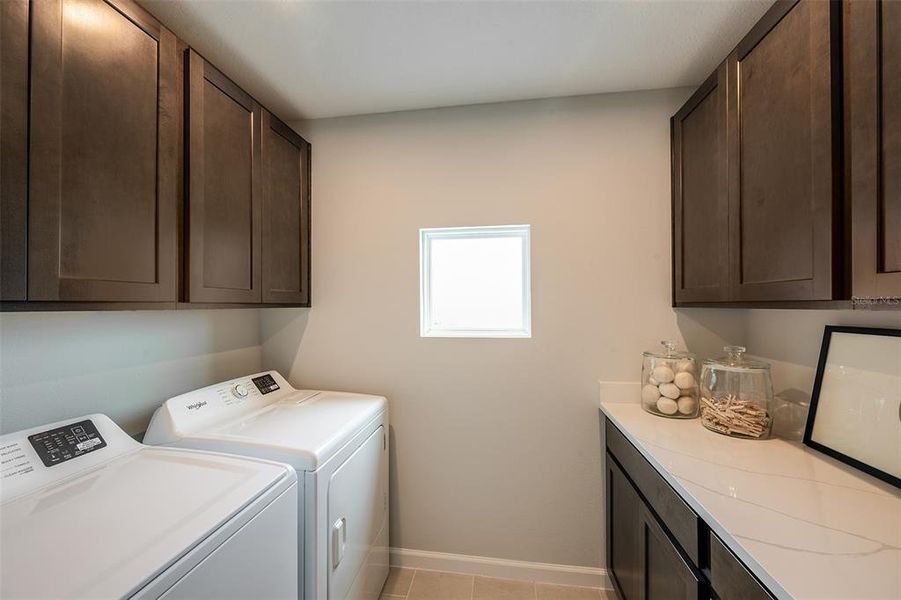 Furnished interior view inside a new home in Pasadena Ridge Master, Dade City (Image 26).