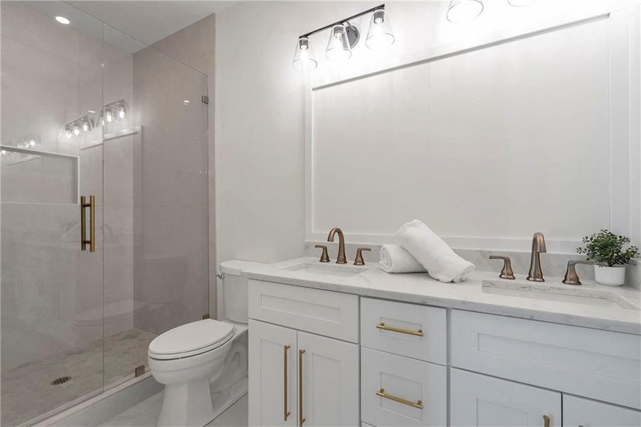 Furnished interior view inside a new home in , Cumming (Image 12).