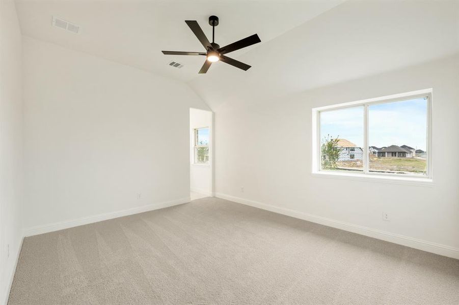 Spacious, unfurnished interior of a new home in Painted Tree Woodland District 50, McKinney (Image 29). Spacious, unfurnished interior of a new home in Painted Tree Woodland District 50, McKinney (Image 29).
