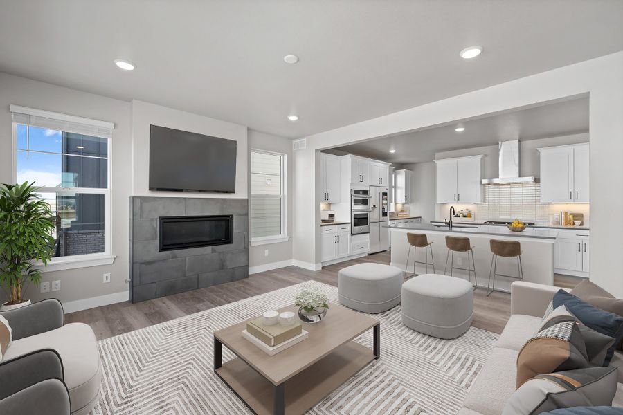 Representative furnished interior of a home built from the 5 by Trumark Homes in Trumark Homes at Sterling Ranch, Littleton (Image 6).